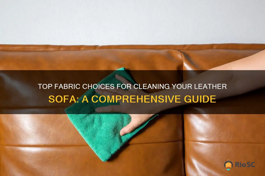 best cloth to clean leather sofa