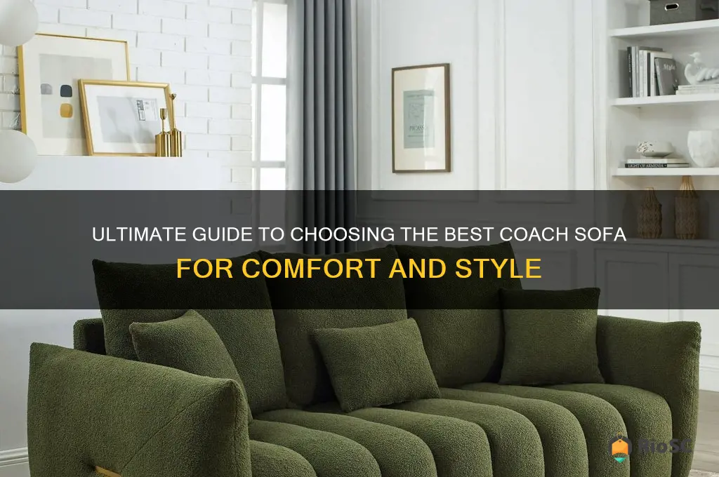 best coach sofa