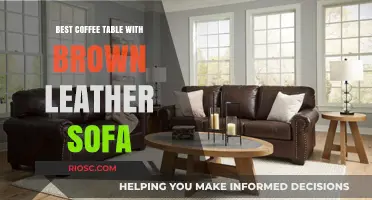 Elegant Coffee Table Pairings for Your Brown Leather Sofa: Top Picks for Style and Functionality