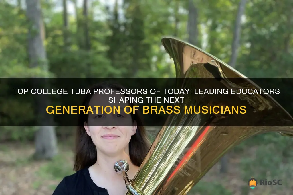 best college tuba professor sof oday