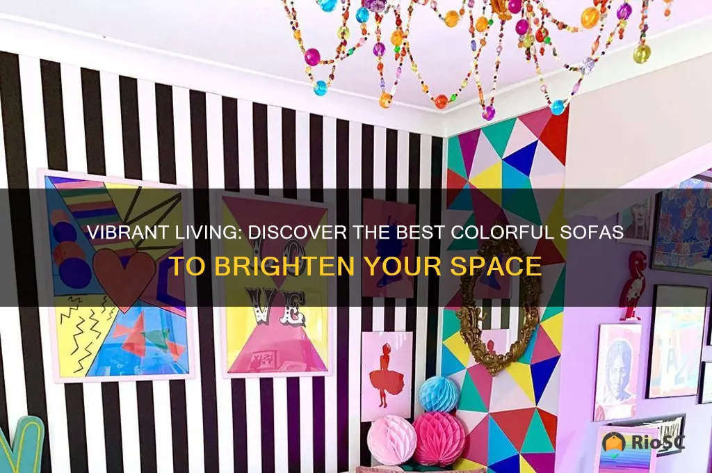 best colorful sofas