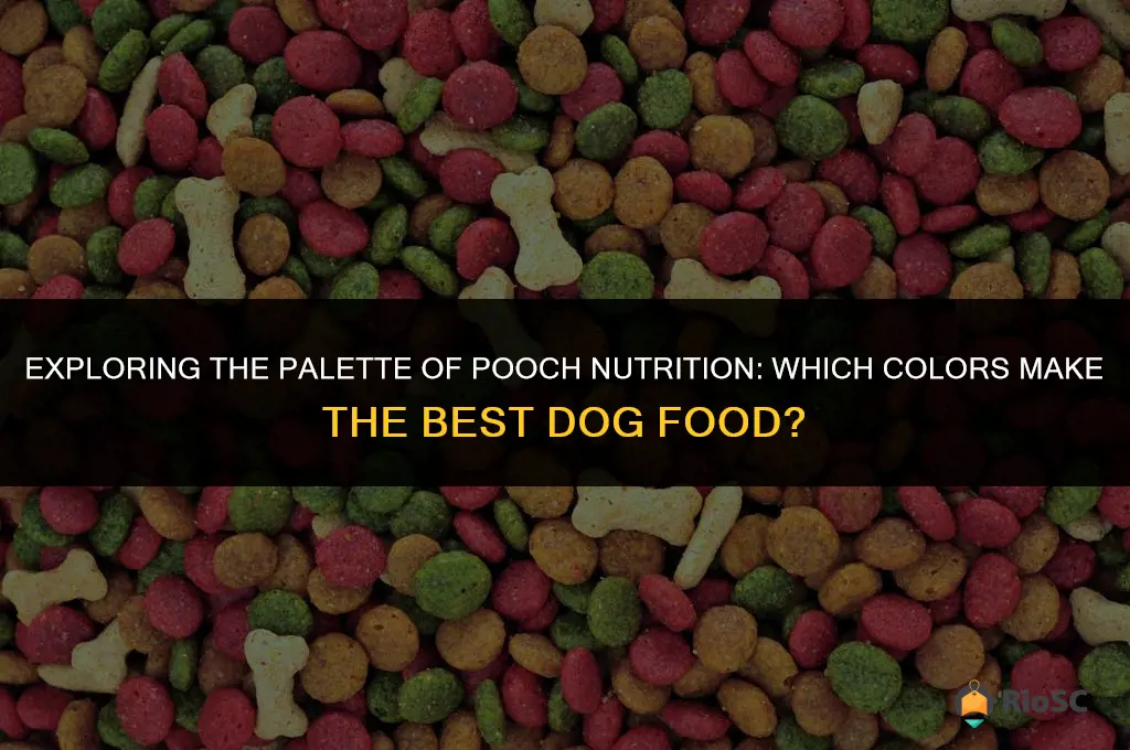 best colors for dog food