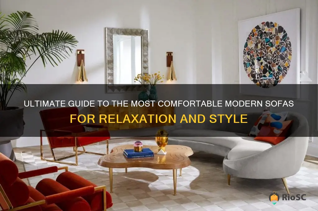best comfortable modern sofa
