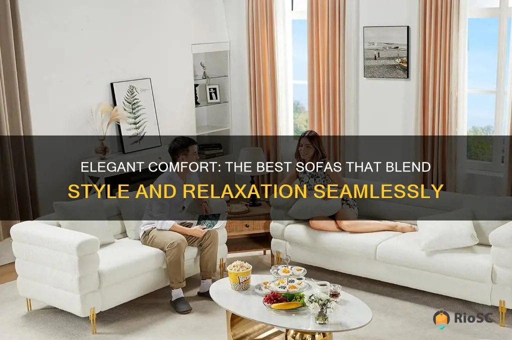 best comfortable sofa that still looks polished