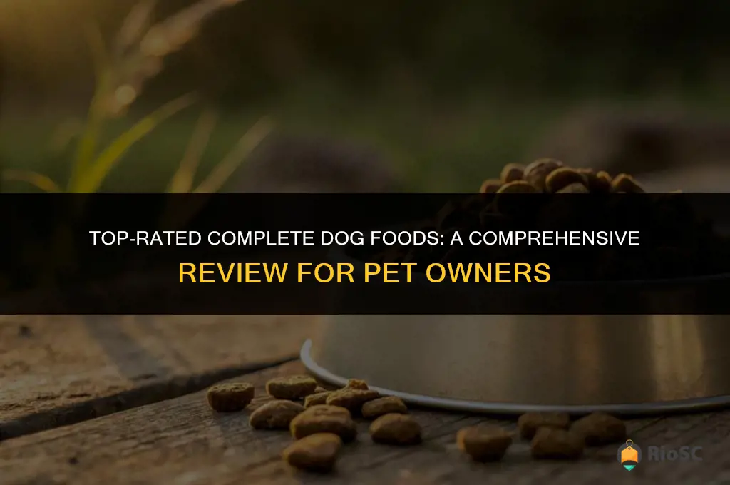 best complete dog food reviews