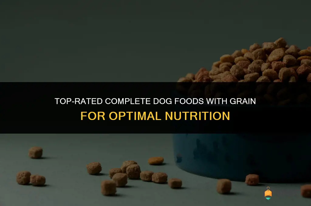 best complete dog food with grain