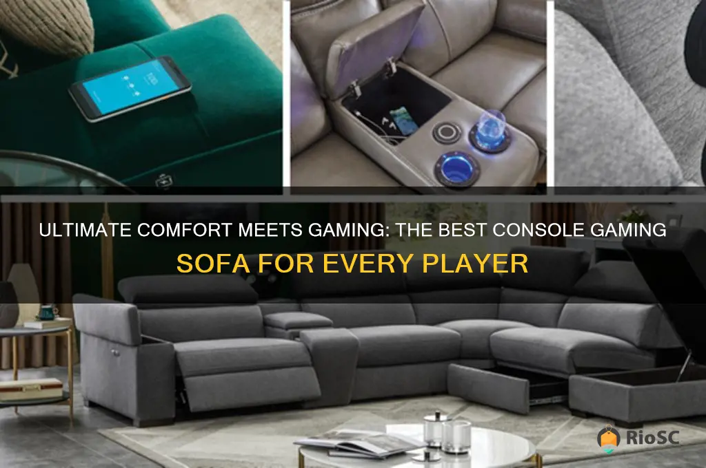 best console gaming sofa
