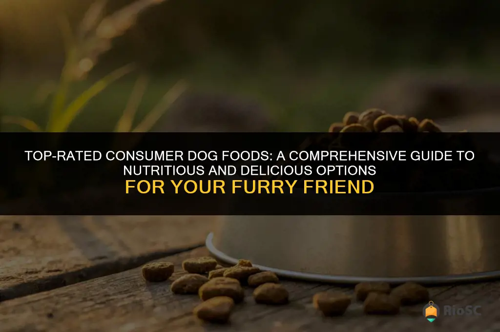 best consumer dog foods