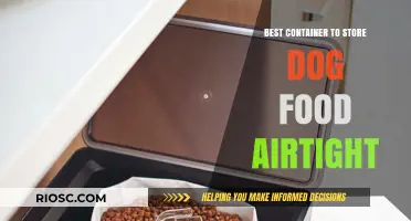 Top-Rated Airtight Containers for Storing Dog Food: Keep Your Pet's Meals Fresh and Safe