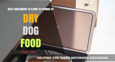 Optimal Storage Solutions for 13 Pounds of Dry Dog Food: A Comprehensive Guide