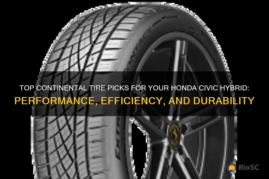 best continental tires for honda civic hybrid