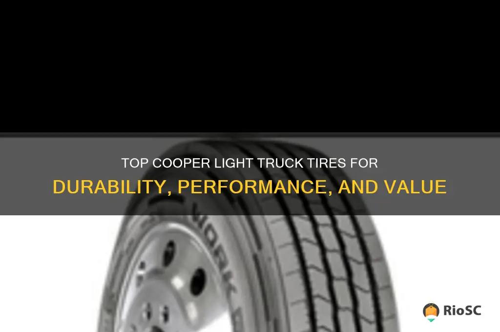 best cooper light truck tires
