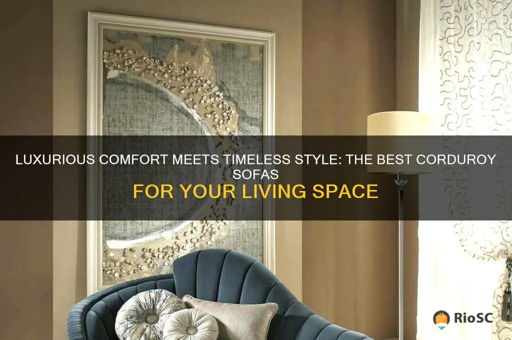 best corduroy sofa