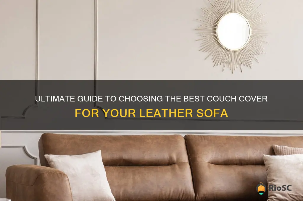 best couch cover for leather sofa