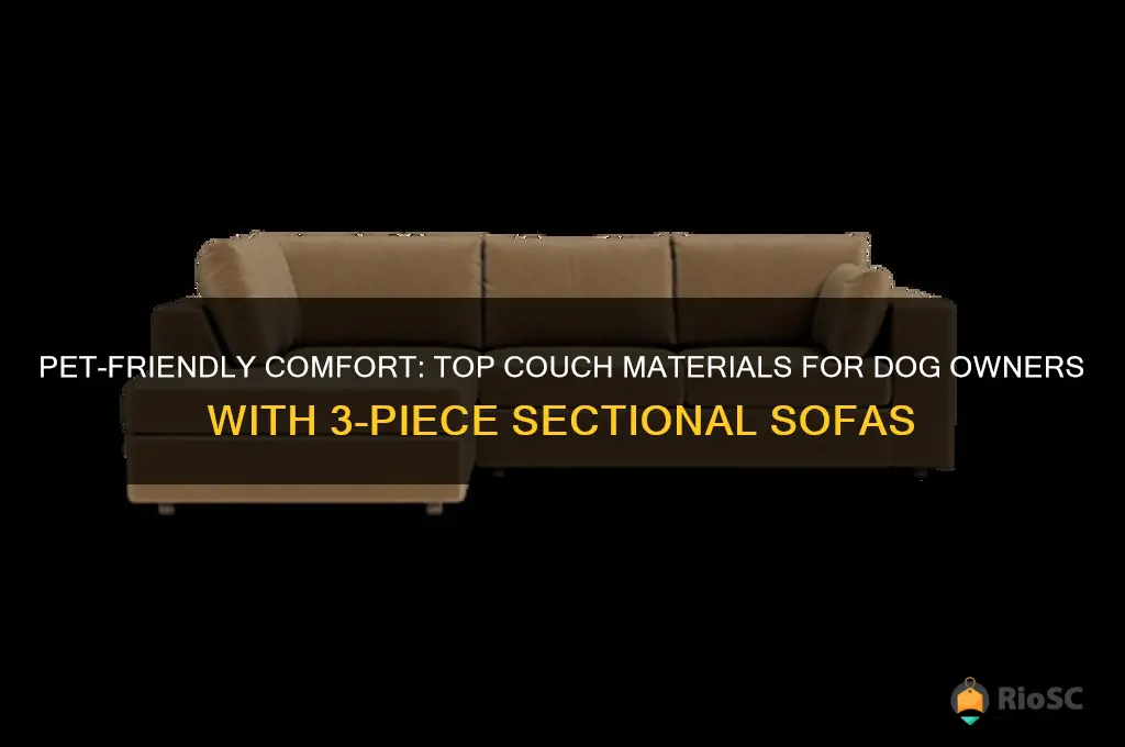 best couch materials for dogs 3 piece sectional sofa