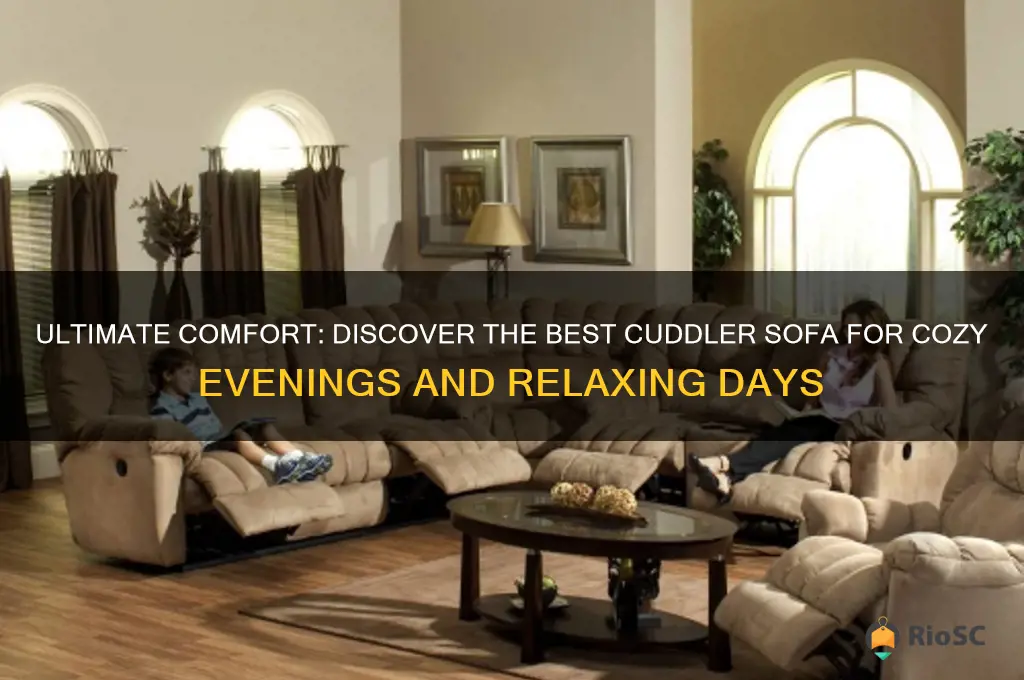 best cuddler sofa