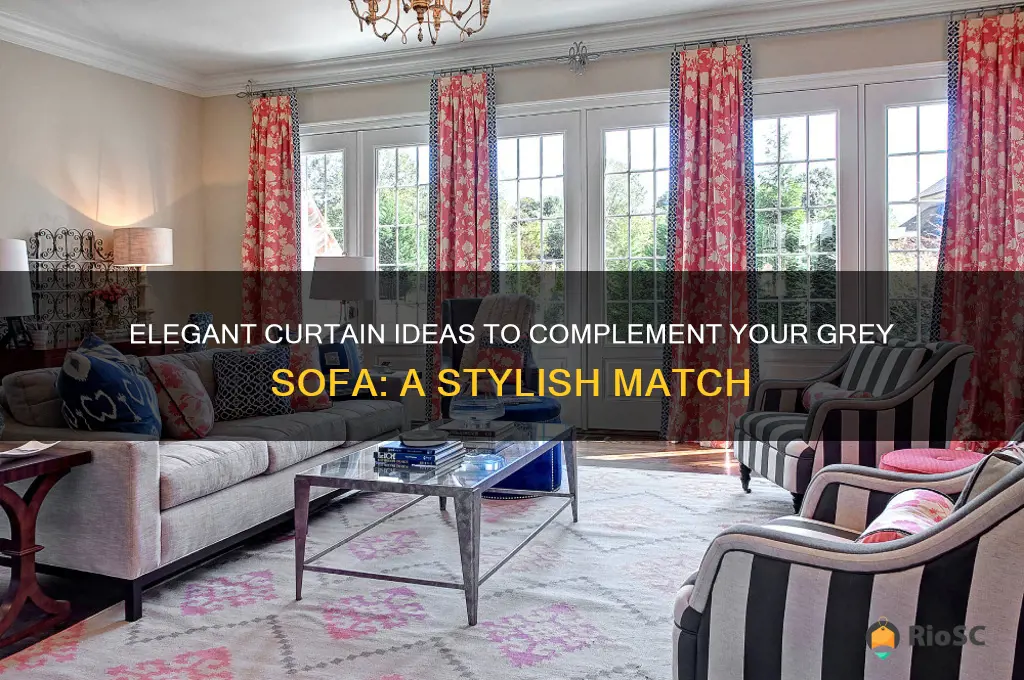 best curtains to go with grey sofa