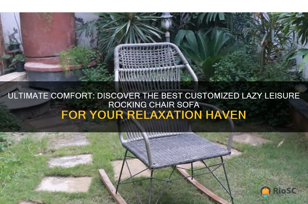 best customized lazy leisure rocking chair sofa
