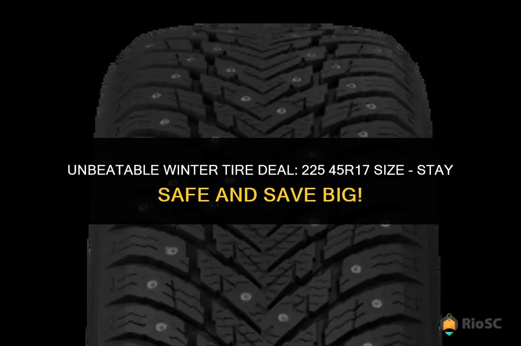 best deal 225 45r17 winter tires