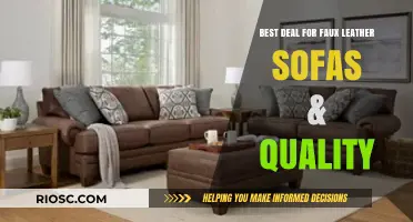 Top Faux Leather Sofa Deals: Unmatched Quality at Unbeatable Prices