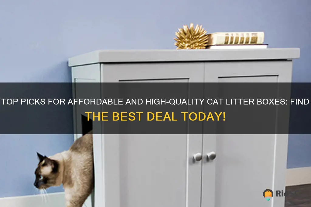 best deal on cat litter boxes