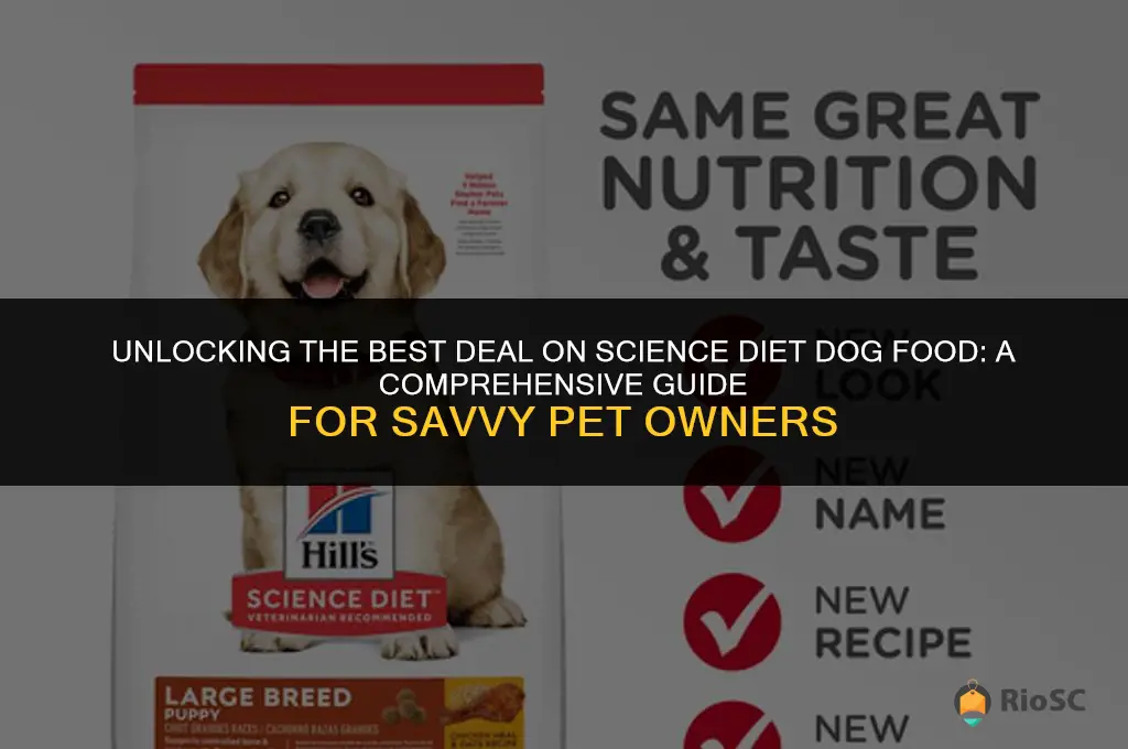 best deal on science diet dog food