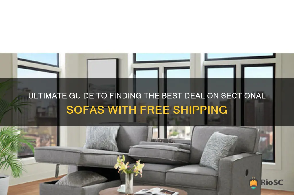 best deal on sectional sofa free shipping