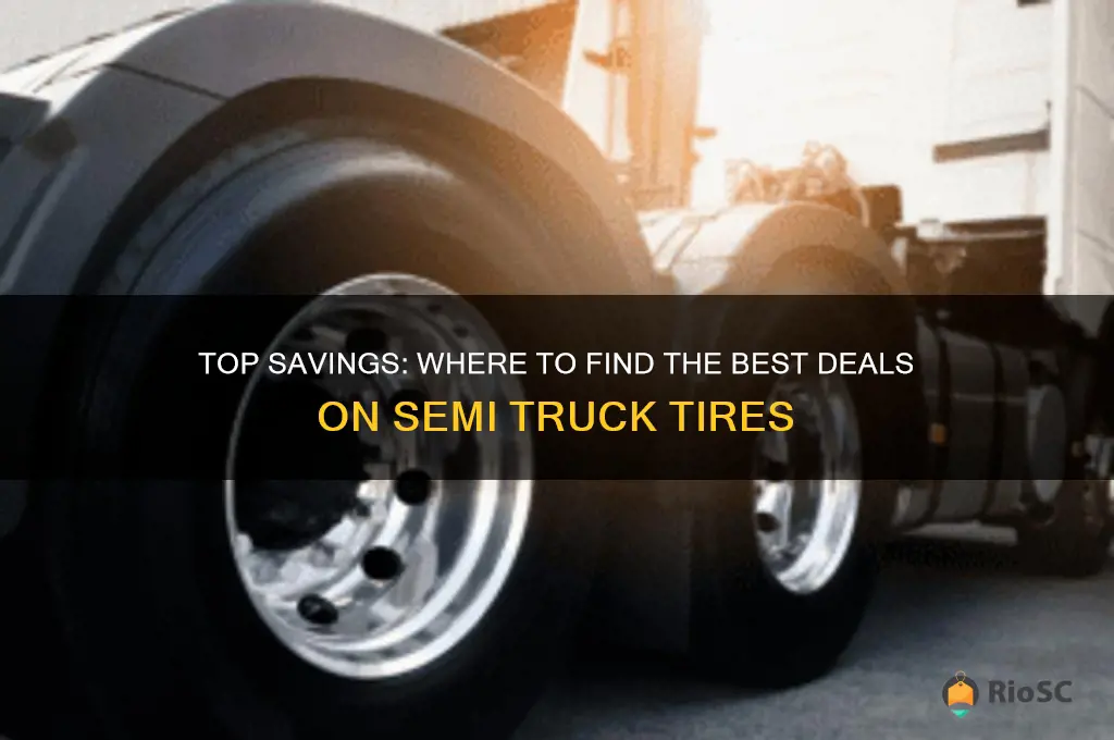 best deal on semi truck tires