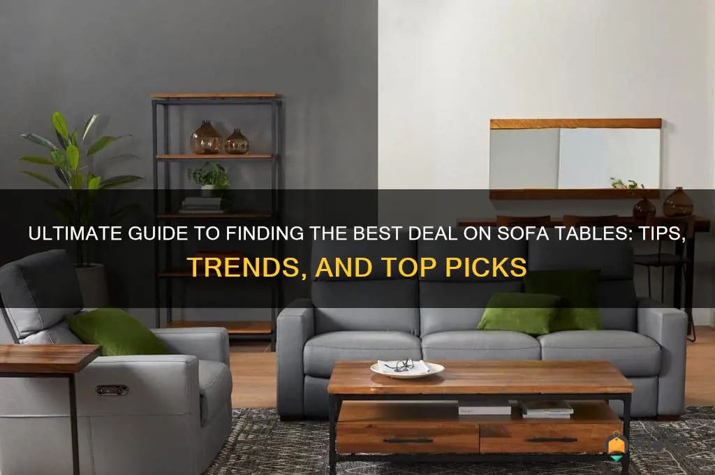 best deal on sofa tables