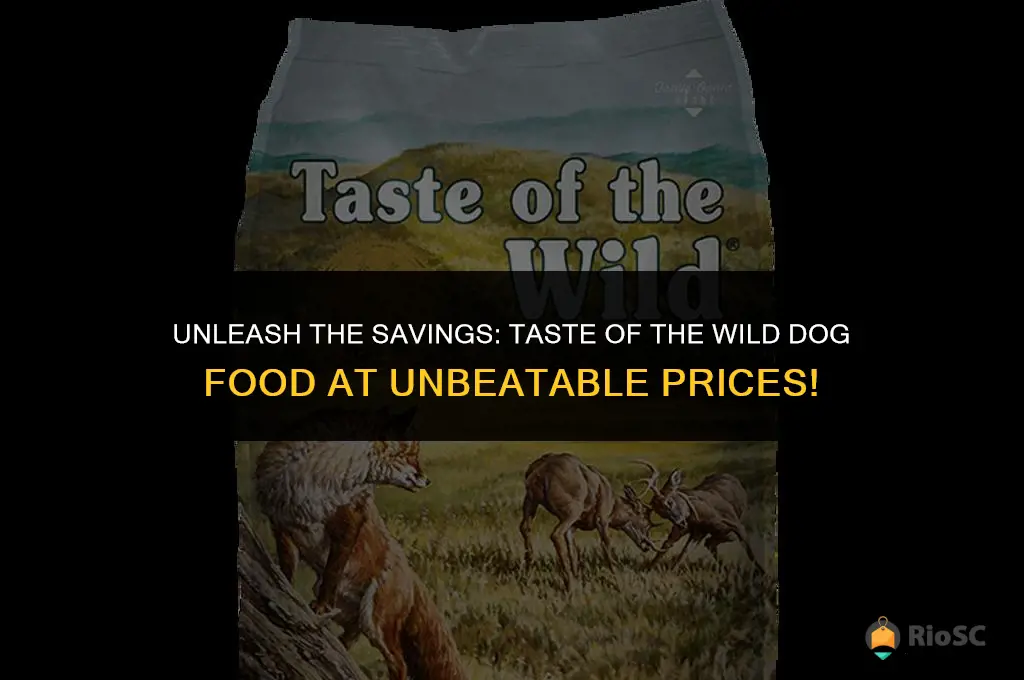 best deal on taste of the wild dog food