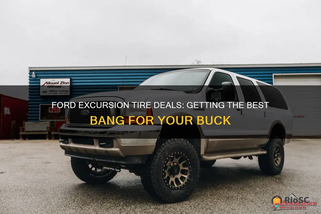 best deal on tires for a 2000 ford excursion