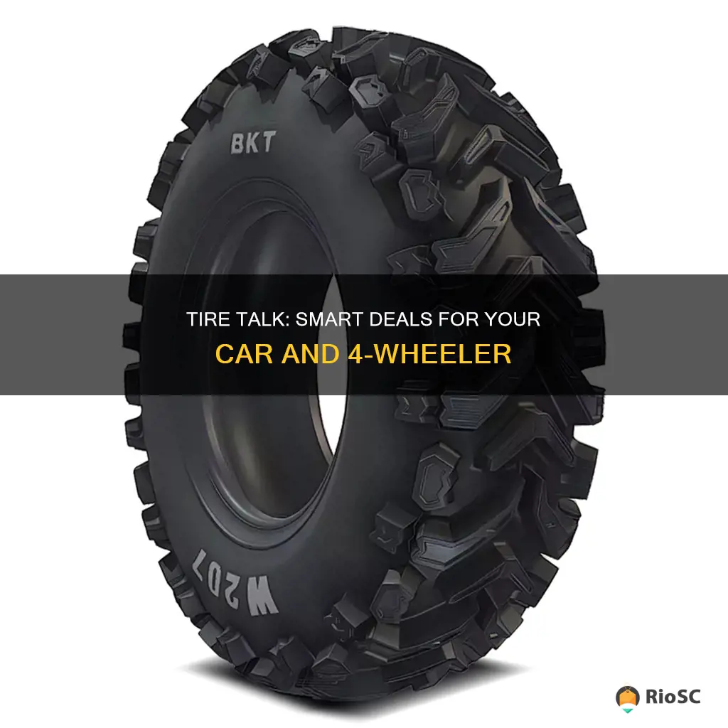 best deal on tires for car and 4wheelers