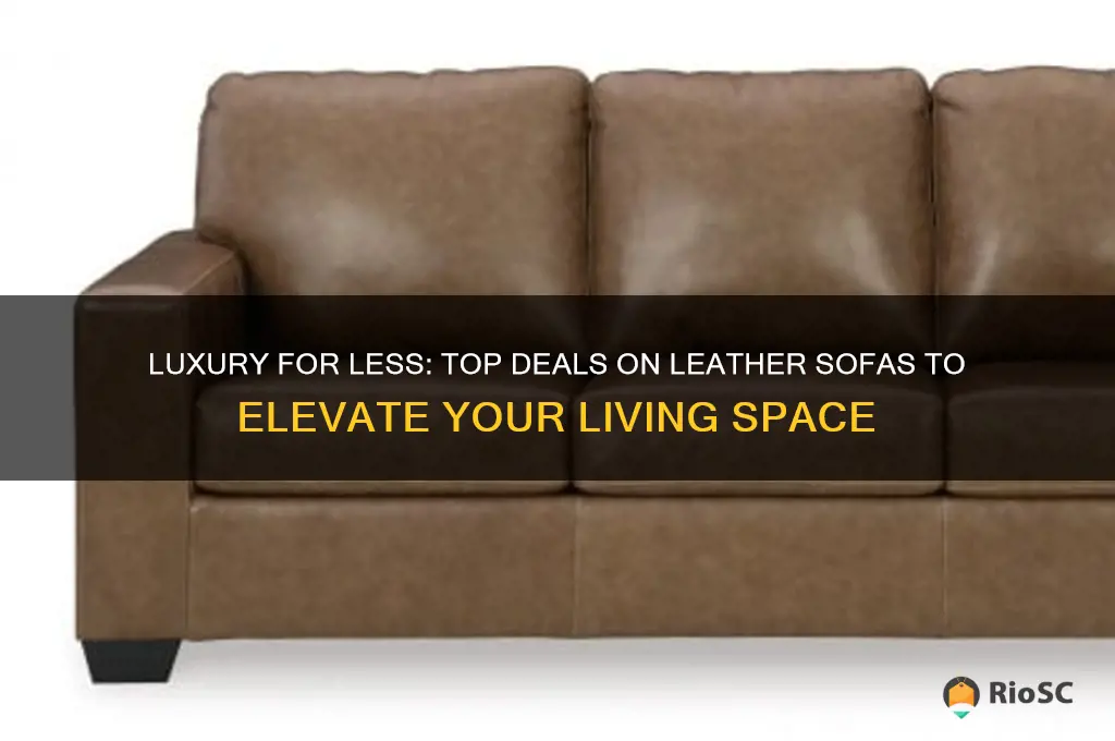 best deals for leather sofas