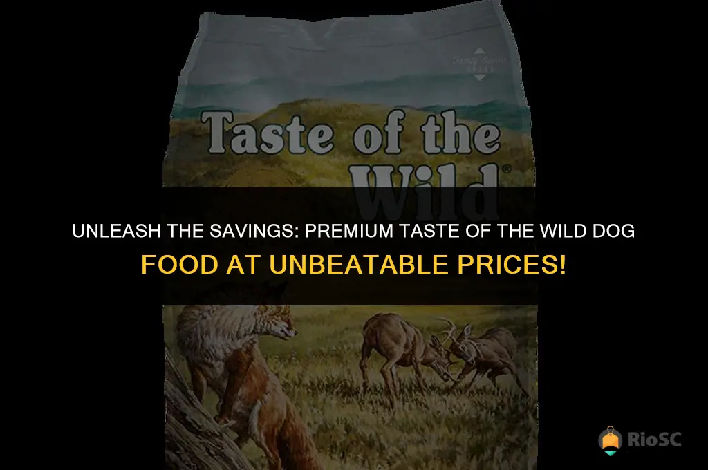 best deals on 30lb taste of the wild dog food