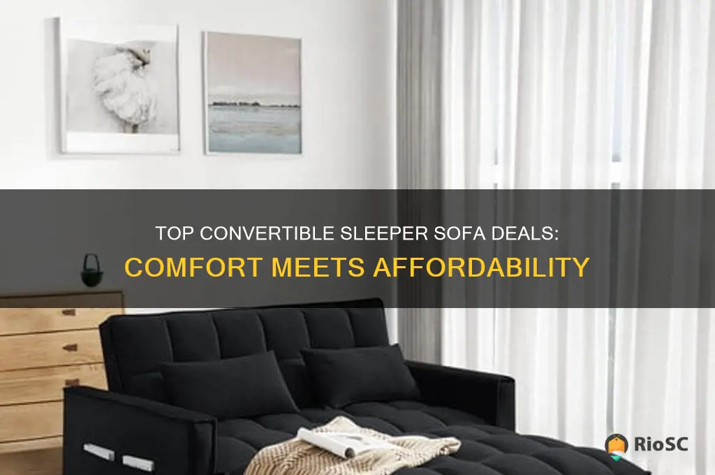 best deals on convertible sleeper sofa