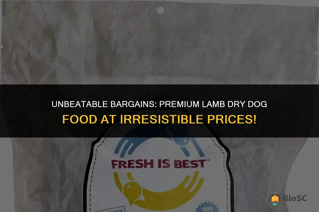 best deals on lamd dry dog food