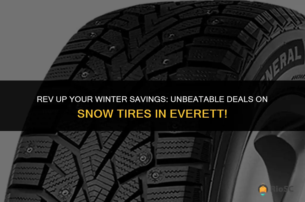 best deals on snow tires in everett area