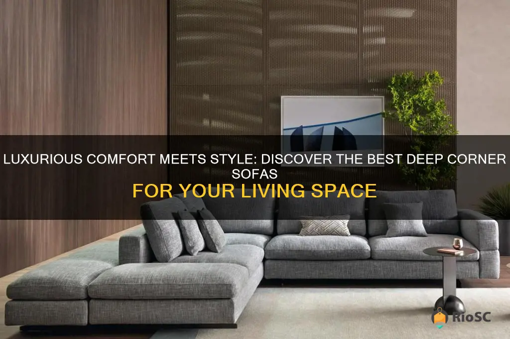 best deep corner sofa