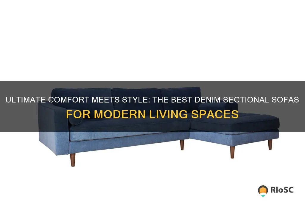 best denim sectional sofa