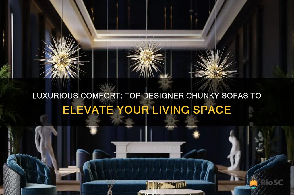 best designer chunky sofas