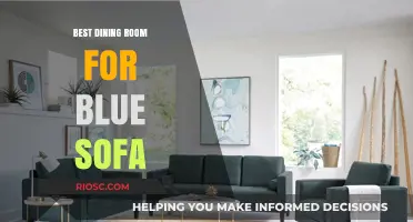 Elegant Dining Room Ideas to Complement Your Blue Sofa
