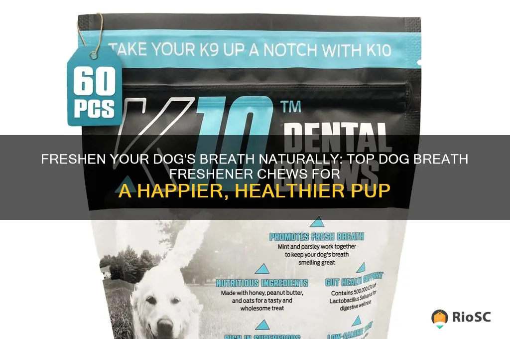 best dog breath freshener chews