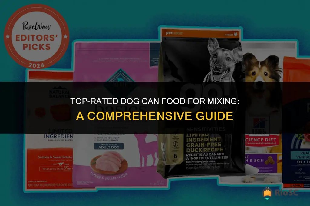 best dog can food for mixing