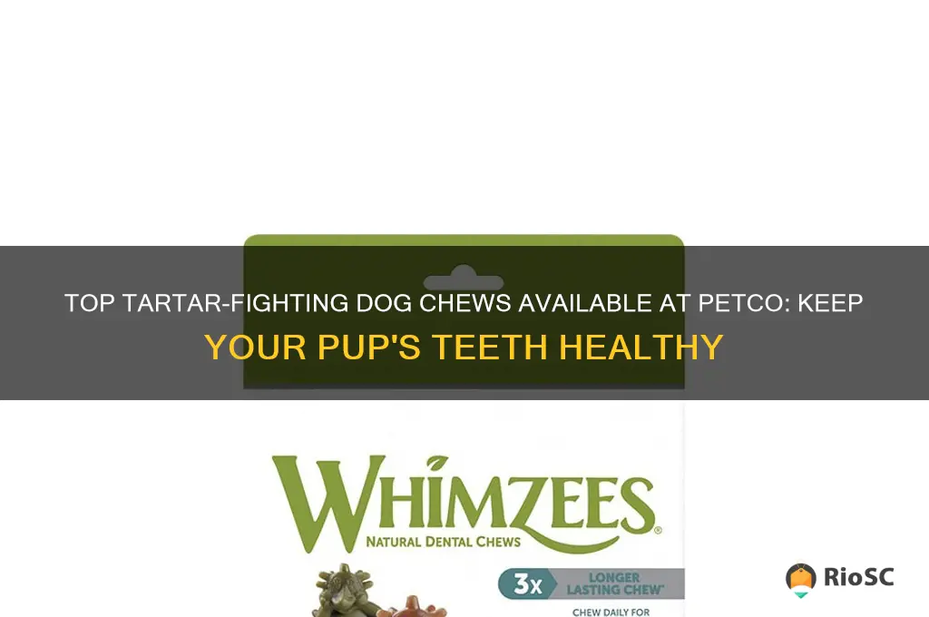 best dog chews for tartar petco
