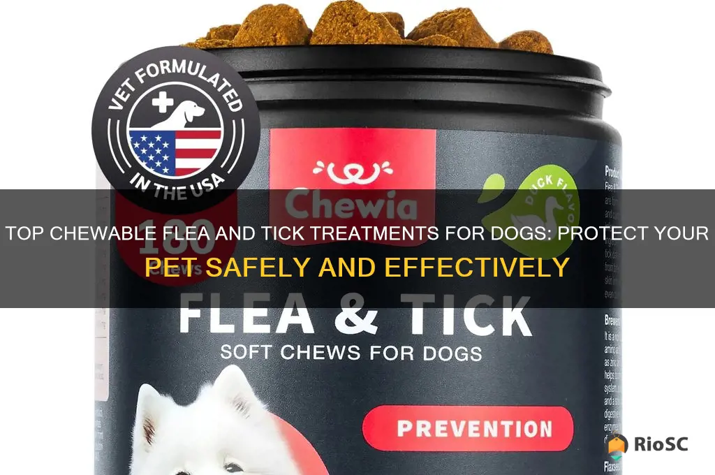 best dog flea and tick medicine chew
