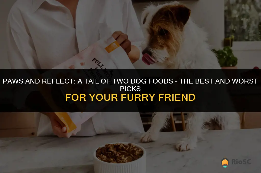 best dog food and worst dog food