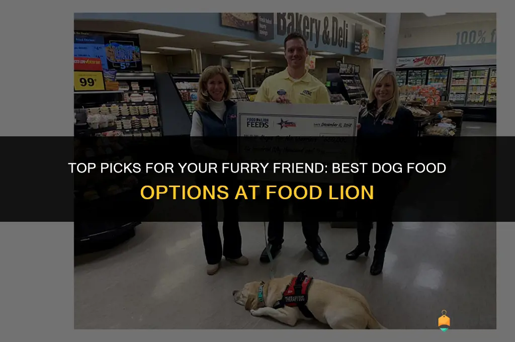 best dog food at food lion