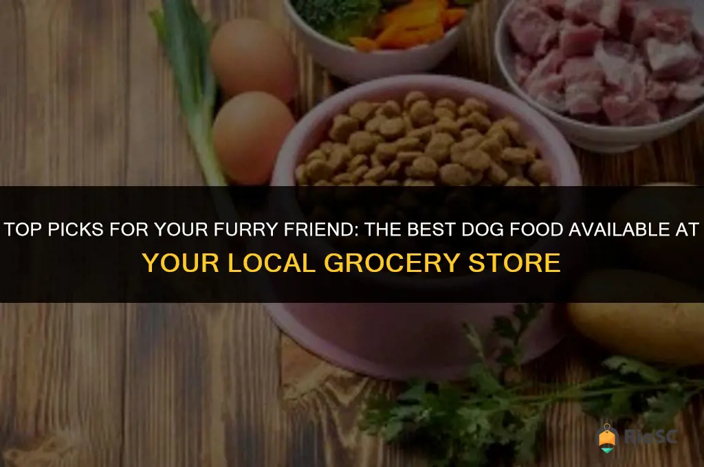 best dog food at gro store