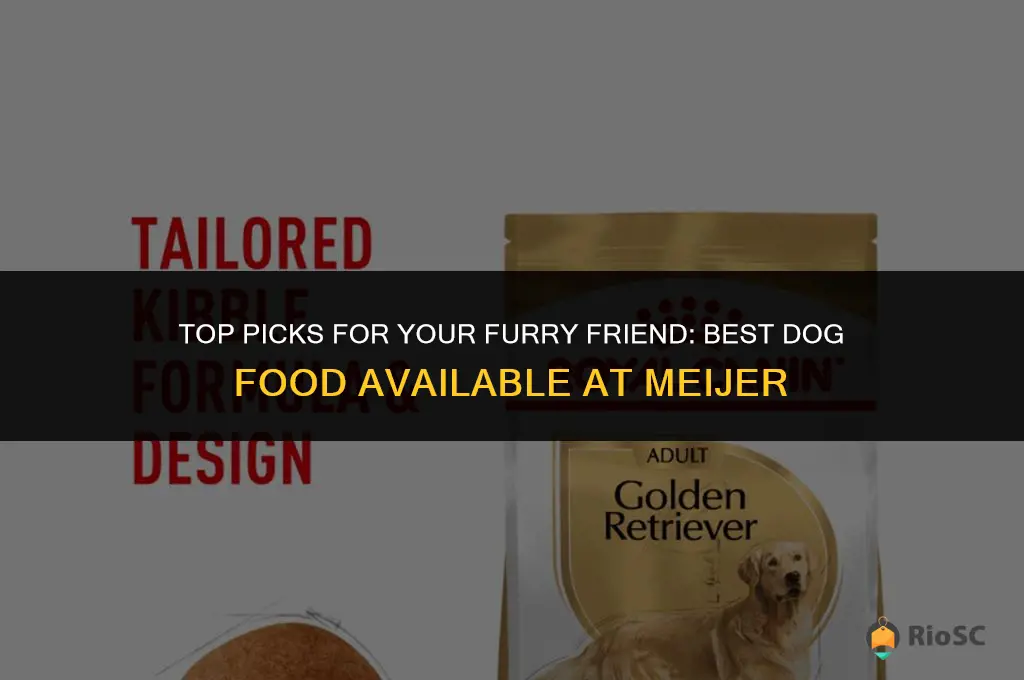 best dog food at meijer