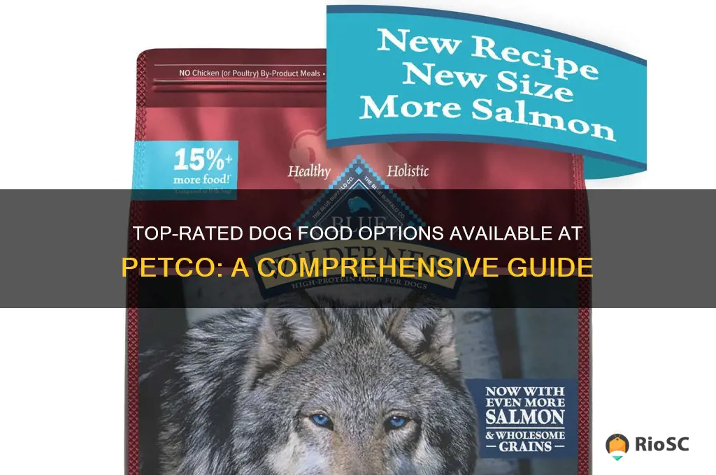 best dog food at petco